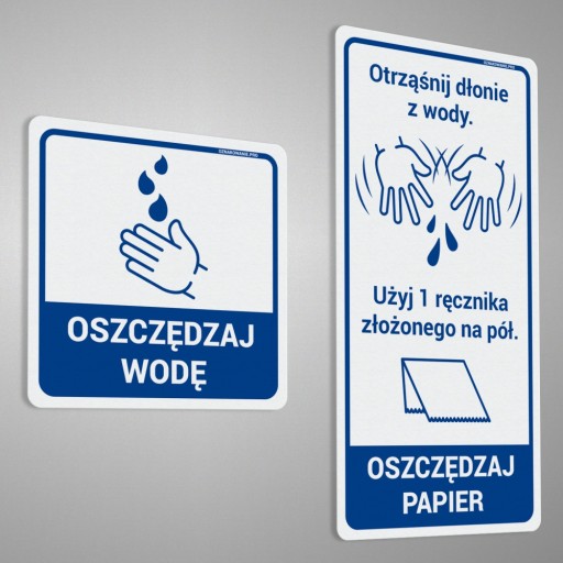 Save Water, Save Paper - samolepky