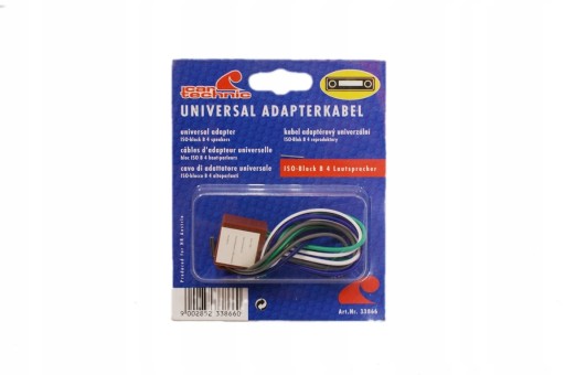 ISO rádiový konektor Univerzálny kockatý adaptér