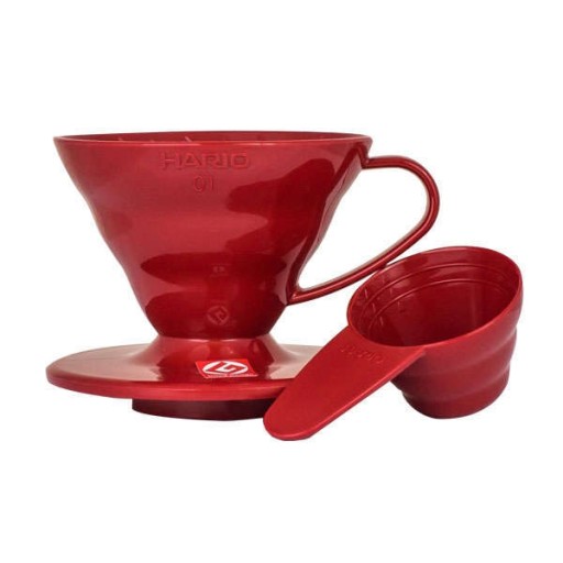 Hario V60-01 červený plastový dripper