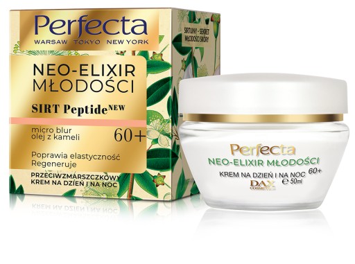 ELIXÍROVÝ KRÉM MLÁDEŽE PROTI VRÁSKAM S PEPTIDMI PERFECTA 60+