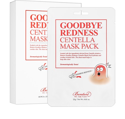 Benton Goodbye Redness upokojujúca hárková maska