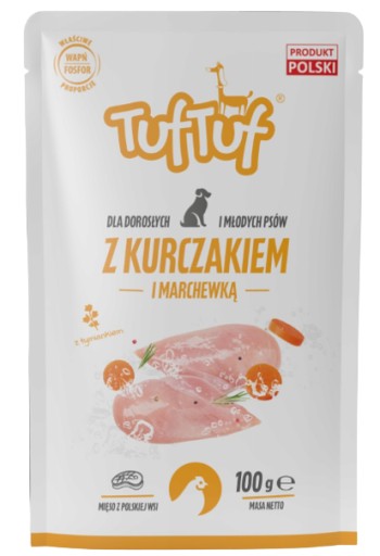 TUF TUF VRECKO NA VLHKÉ POTRAVINY ZMES CHUTI 4x100G