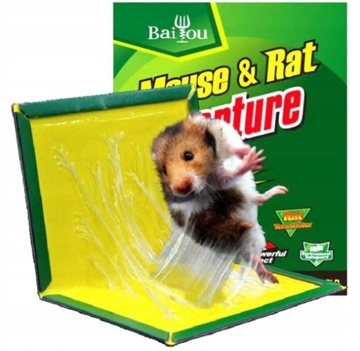 HUMANITÁRNY BUZZRAP PRE PASCA NA MYŠI SILNÉ LEPIDLO 25cm x 17cm 10KS