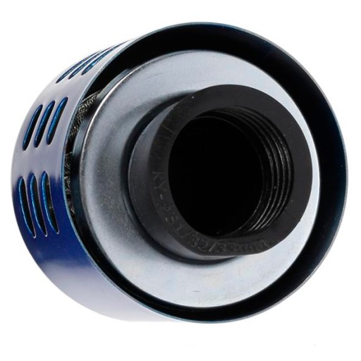 VZDUCHOVÝ FILTER KUŽEĽOVÝ, modrý, priemer 31mm Moretti