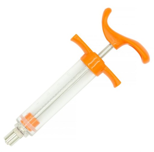Plastová injekčná striekačka na opakované použitie, 20 ml, s uzáverom Luer-Lock