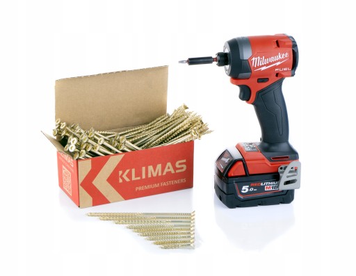Skrutky do dreva 4x30 mm 500 ks TORX kužeľové Klimas WKCS