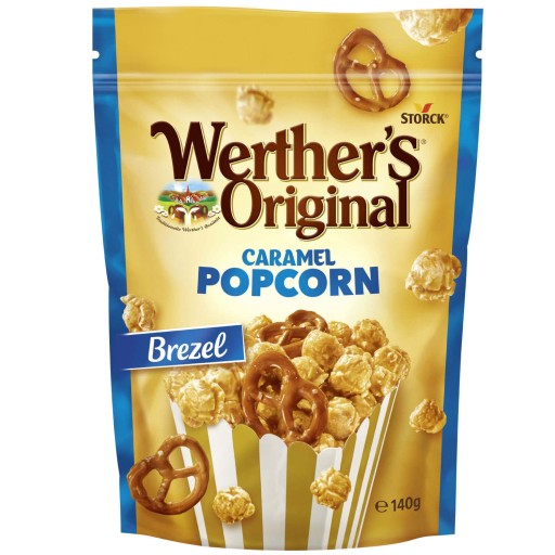Werthers Original Karamel Popcorn Brezel 140g