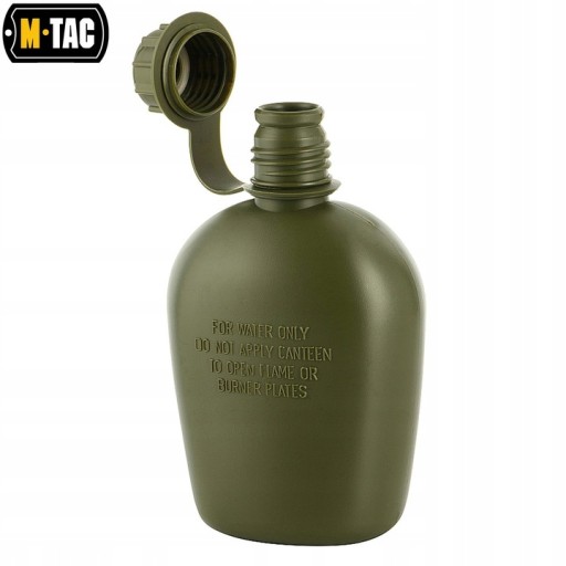 Vojenská turistická jedáleň, fľaša na vodu, jedáleň M-Tac 1 l Olive