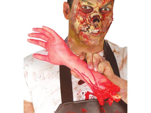 UMELÁ RUKA, Odrezaná ruka, ZDOBENÝ HALLOWEEN