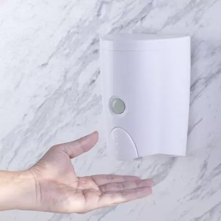 Dávkovač tekutého mydla 530ml, biely SMART