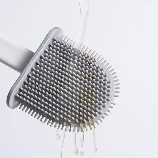 SILIKÓNOVÁ WC KEFA DO KÚPEĽNE WC WC PLOCHÉ ANTIBAKTÉRIUM