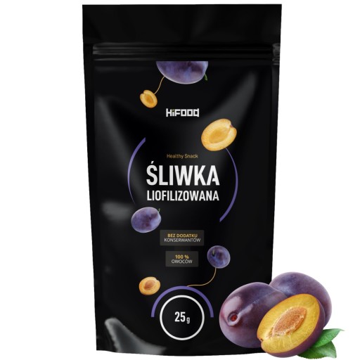 Mrazom sušené maďarské slivky, polovice, 25g HiFOOD