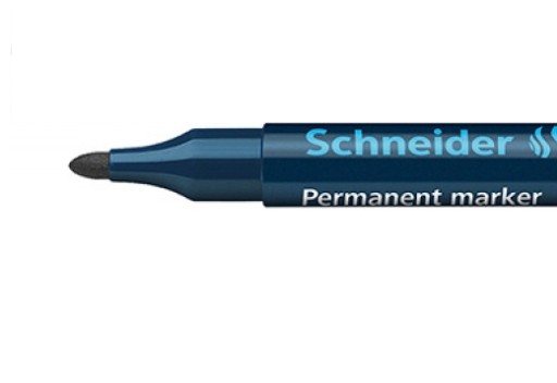 Čierna fixka Schneider, VODEODOLNÝ kovový papier