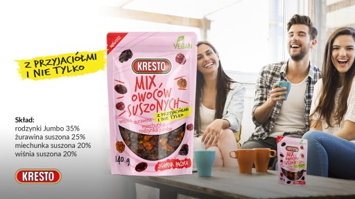 Mix sušeného ovocia Kresto brusnice 140g
