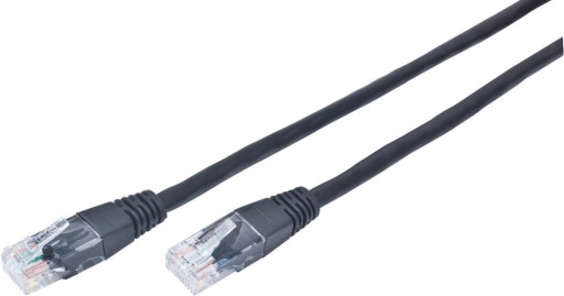 Gembird PP12-3M/BK UTP sieťový kábel kat.5e Patch kábel RJ-45 (3 m) čierny