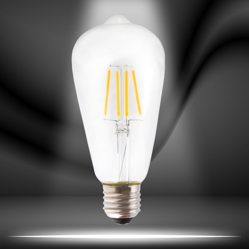 LED žiarovka 12W st64 e27 edison