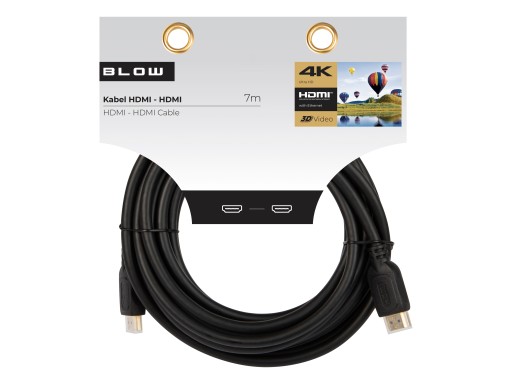 HDMI kábel BLOW 1.4 FULL HD UHD 4K 3D 7m
