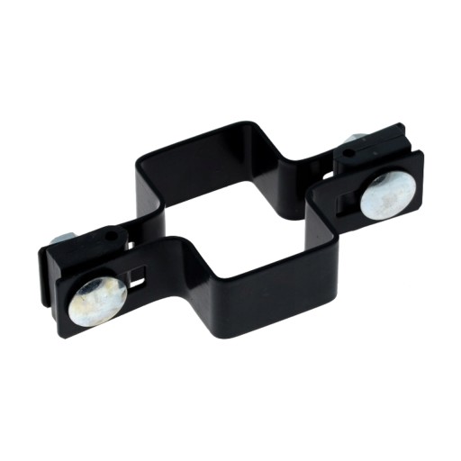 Medzipriechodná svorka pre stĺpik 60x40 mm, čierny panel Fi 6 mm