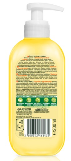 Garnier Čistiaci gél na tvár s vitamínom C 200