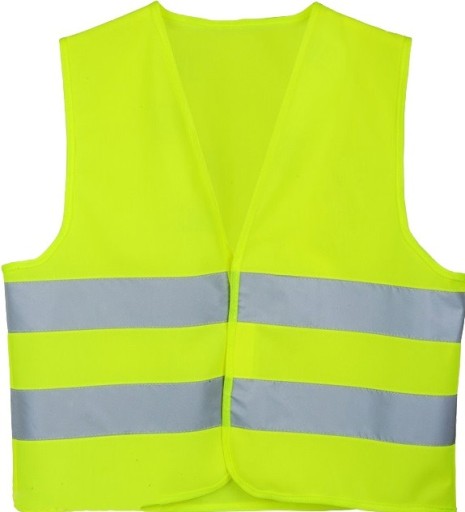 Detská reflexná výstražná vesta, veľkosť XL