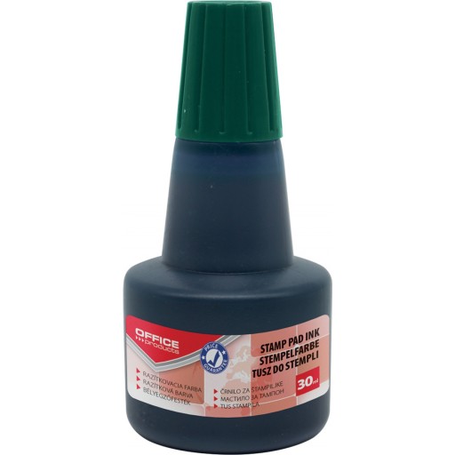Atrament na pečiatky Office Products 30 ml zelený