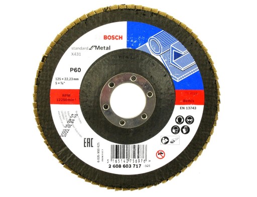 BOSCH KOTOUČ KLAPKA 125mm GR.60 NA KOV