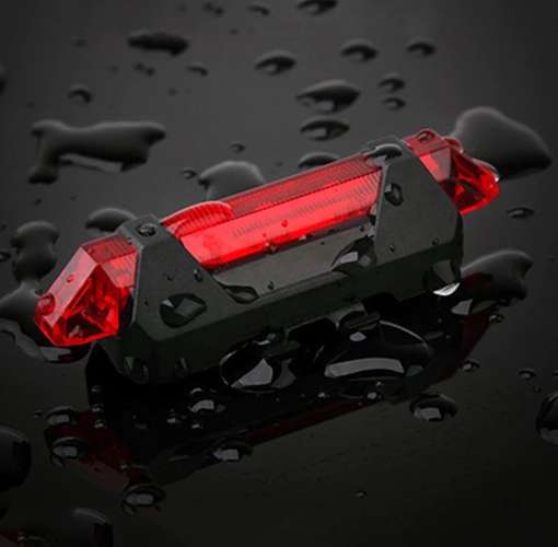 USB zadné svetlo na bicykel + CREE-T6 LED kábel