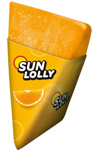 Sun Lolly Orange Water Ice Cream na mrazenie 8 ks 520g