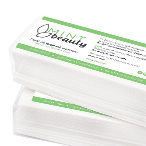 Voskové pásiky STRONG Netkaná Wide Durable 100 ks