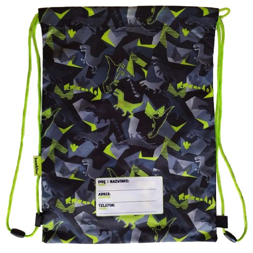 BAMBINO taška 42 x 34 cm na topánky, outfit, DINOSAUR