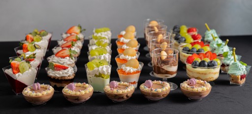 Fingerfood okrúhla nádoba na dezert 65 ml 27 ks