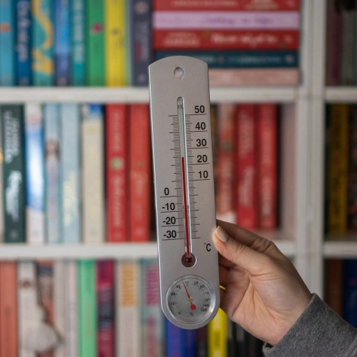 Univerzálny strieborný teplomer s vlhkomerom, rozsah -30°C +50°C Meteostanica