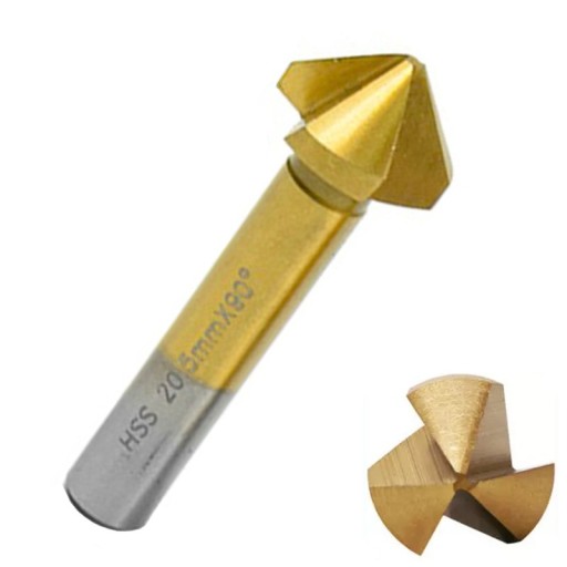 Záhlbová fréza, HSS fazeta, 8,3 mm, 90 stupňov