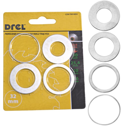 REDUKČNÉ KRÚŽKY REDUKCIA PRE 32MM DISKY 4 KS