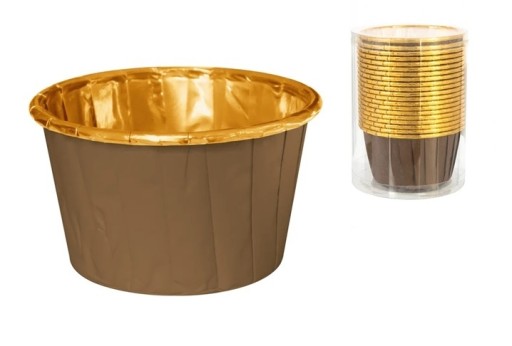 MUFFIN LINERS formičky na košíčky DECORATIONS narodeninové hnedé 20 ks