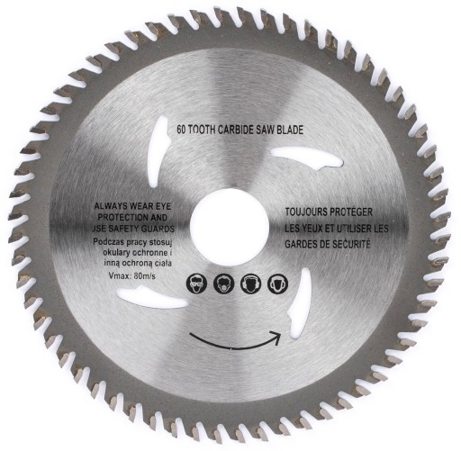 KOTÚČ NA REZANIE DREVA DO UHLOVEJ BRÚSKY 125mm 60T