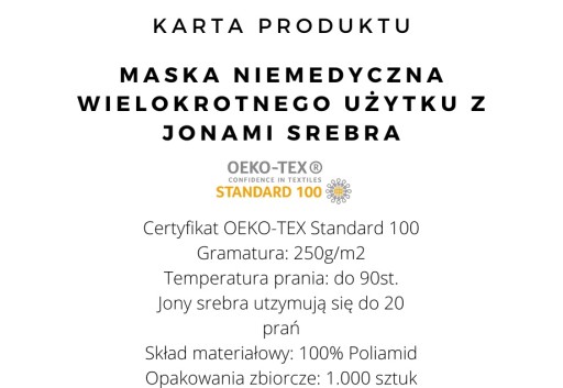PA J OPÄTOVNE POUŽITEĽNÁ TVÁROVÁ MASKA, STRIEBORNÁ