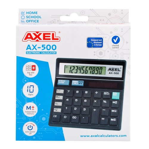 Axel AX-500 KANCELÁRSKA KALKULAČKA - STARPAK