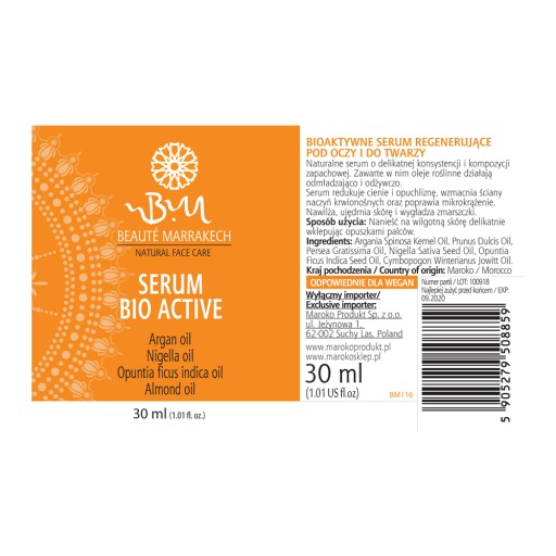 BEAUTE REGENERAČNÉ OČNÉ SÉRUM NATURAL 30 ML
