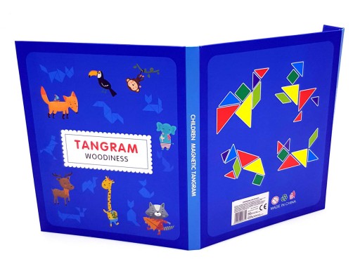 TANGRAM MAGNETIC WOODEN PUZZLE ECO Špeciálna logická hra