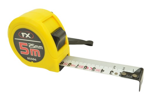 MEASURE FX páska sťahovacia páska 5m/25mm so zarážkou cca