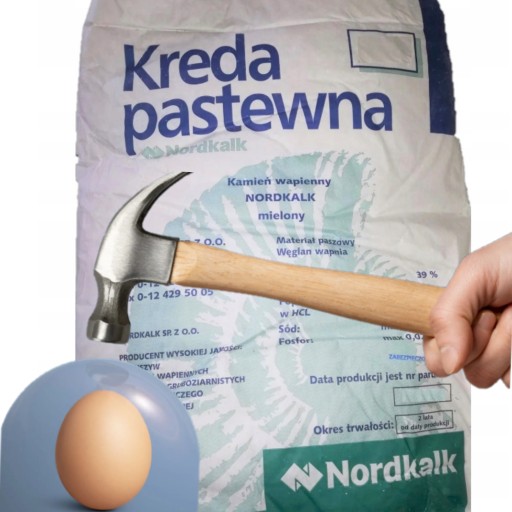 POTRAVINÁRSKA KRÍDA, NA škrupinky Z KURAŤA, 5KG,