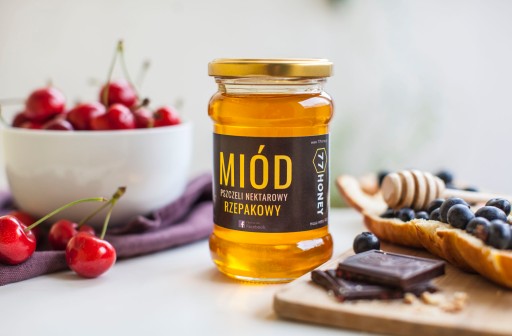Repkový med 400g 100% PRÍRODNÝ REPKOVÝ MED - Jemná CHUŤ
