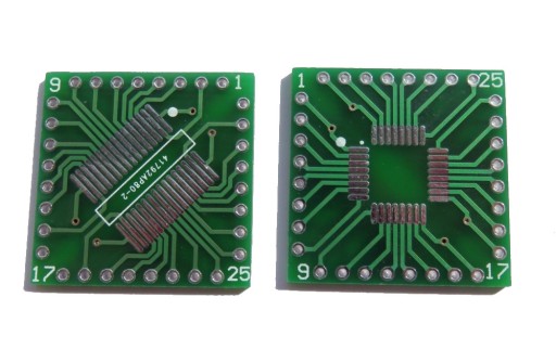 Doska adaptéra QFP32/SOP32 na DIP32