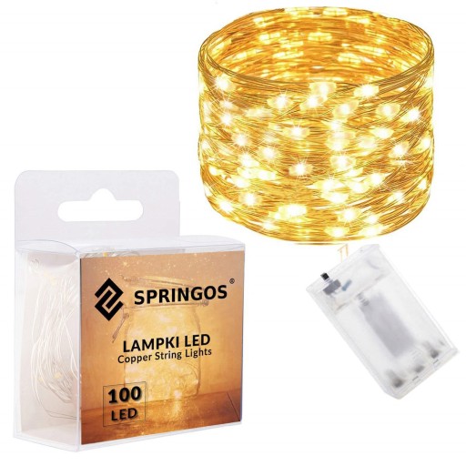 DRÔTOVÉ LAMPY 100LED TEPLÉ BIELE MIRKO STRUNOVÉ SVIETIDLÁ SVETLO NA BATÉRIU