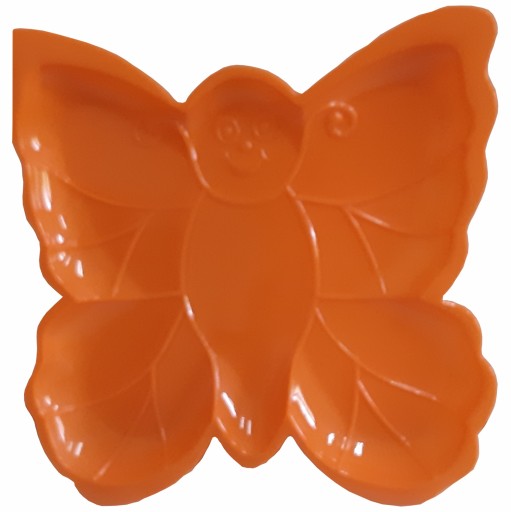 Plastový podnos na taniere 20 cm motýľ