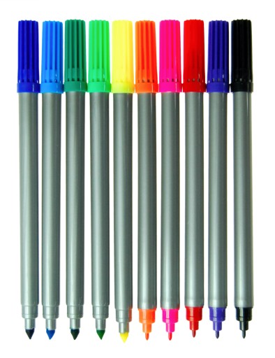 obojstranné popisovače 10 farieb | jh508