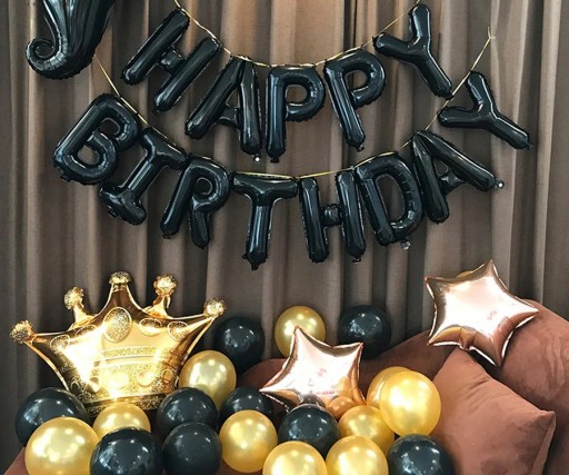 Fóliový balónový nápis HAPPY BIRTHDAY fólia 1-99.narodeninová girlanda PARTY