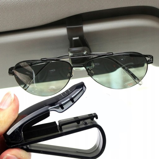 DRŽIAK NA OKULIARE DO AUTO SILNÝ KLIP UNIVERZÁLNY VEŠIAK DO AUTO