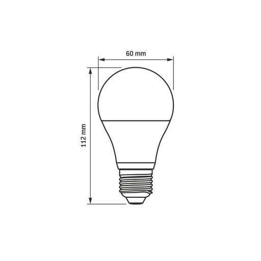 Videx LED žiarovka 10W E27 960lm teplá farba